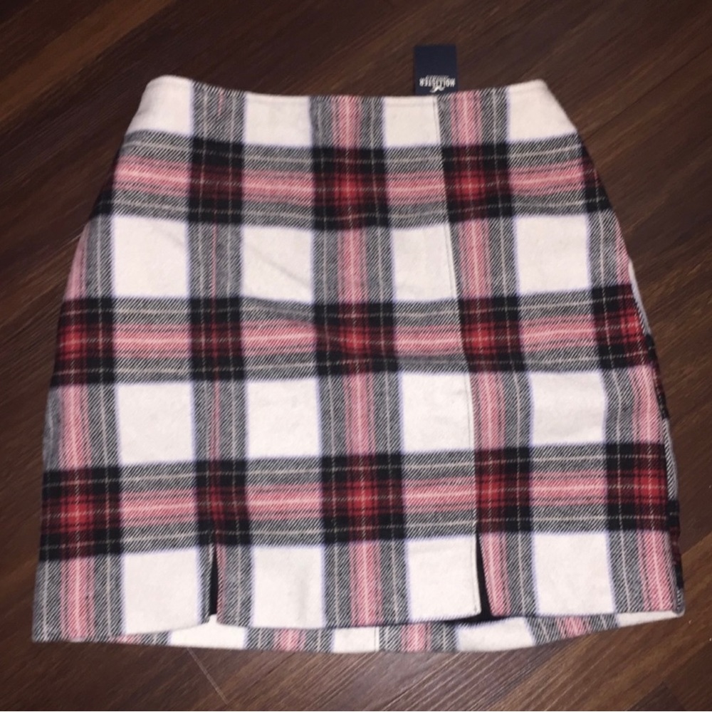 Hollister Ultra High Waisted Plaid Skirt